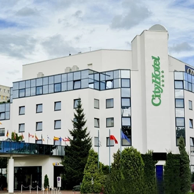 City Hotel Bydgoszcz modern casino hotel exterior